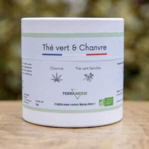 Thé vert CBD bio